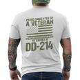 Proud Daughter Of A Veteran My Dad Doesn't Have A Phd Dd214 Ver2 Mens Back Print T-shirt