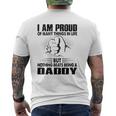 Proud Of Many Things In Life But Nothing Beats Being A Dad Mens Back Print T-shirt