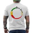 Rastafari Roots Jamaican One Love Reggae Rasta Reggae Men's T-shirt Back Print