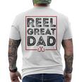 Reel Great Dad Fishing Dad Fisherman Men's T-shirt Back Print