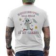 Retro Running For Call Bells Is My Cardio Pct Cna Pca Men's T-shirt Back Print
