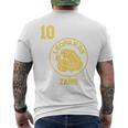 Retro Zaire Soccer Jersey 1974 Football Africa 10 Men's T-shirt Back Print