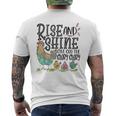 Rise And Shine Give God The Glory Glory Chicken Men's T-shirt Back Print