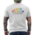 You Are Safe With Me Cats Pride Parade Lgbt Equal Rights Men's T-shirt Back Print
