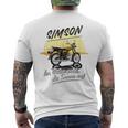 Simson Im Osten Geht Die Sonne Auf Gray T-Shirt mit Rückendruck