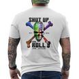 Skull Shut Up And Roll Jiu Jitsu Est 1926 Ver2 Mens Back Print T-shirt