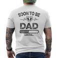 Soon To Be Dad New Daddy Father's Day Heartbeat Men's T-shirt Back Print