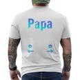 Stiefpapa Outfit Stiefvater Bonus Papa Spruch T-Shirt mit Rückendruck