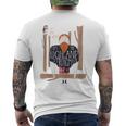 Strongman Barbell Scottish Kilt Scotland Athlete Log Vintage Men's T-shirt Back Print