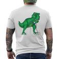 T-Rex Hates Jump Rope Cute Love Dinosaurs Gym Mens Back Print T-shirt