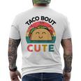 Tacos Tuesday Baby Toddler Taco Bout Cute Mexican Food Men's T-shirt Back Print