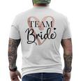 Team Braut Junggesellenabschied Dezent Herz Jga Bride To Be T-Shirt mit Rückendruck