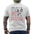 Thank You Stepdad Stepfather From Daughter Mens Back Print T-shirt