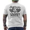 That's My Senior Number 69 Senior Baseball Number 69 Men's T-shirt Back Print