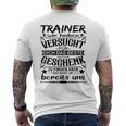 Trainer Football Trainer Handball Best Trainer T-Shirt mit Rückendruck