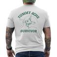 Tummy Ache Survivor Rabbit Meme Bunny Lover Men's T-shirt Back Print