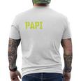 Unser Papitänater Papa Kapitänatertag Seefahrt Humor T-Shirt mit Rückendruck