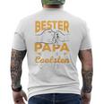 Vatertagater Tochter Opa Stolzer Papa Raglan T-Shirt mit Rückendruck