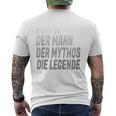 Vatertagsgeschenk Papa &Ater Atertag Spruch Kapuzenjacke T-Shirt mit Rückendruck