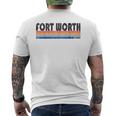 Vintage 1980S Style Fort Worth Tx Men's T-shirt Back Print