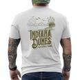 Vintage Indiana Dunes National Park Retro 80S Minimalist Mens Back Print T-shirt