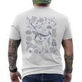 Vintage Retro Sea Animal Natural Ocean Sea Life 2024 Apparel Men's T-shirt Back Print