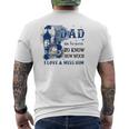 All I Want Is For My Dad In Heaven To Know How Much I Love & Miss Him Mens Back Print T-shirt