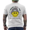 I Wear Gray For Brain Cancer Awareness Brain Tumor Family Men's T-shirt Back Print