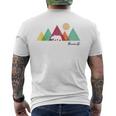 Yosemite California Colorful Bear Mountains National Park Men's T-shirt Back Print