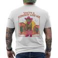 You're A Cowboy Like Me Cowboy Frog Men's T-shirt Back Print