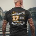 17 Jahre Um So Gut Sehen Birthday T-Shirt mit Rückendruck Geschenke für alte Männer