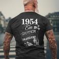 1954 Ein Guter Jahrgang Geburjahrgang Birthday T-Shirt mit Rückendruck Geschenke für alte Männer