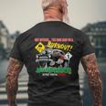 2022 Woodward Cruise Burnout Officer Mens Back Print T-shirt Gifts for Old Men