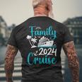 2024 Family Cruise Matching Group Men's T-shirt Back Print Gifts for Old Men
