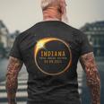 2024 Solar Eclipse Indiana Usa Totality Men's T-shirt Back Print Gifts for Old Men