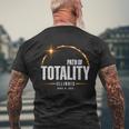 2024 Total Eclipse Path Of Totality Illinois 2024 Men's T-shirt Back Print Gifts for Old Men