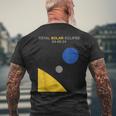 2024 Total Solar Eclipse April 8 Science Enthusiast Men's T-shirt Back Print Gifts for Old Men
