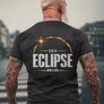 2024 Total Solar Eclipse Ohio Total Eclipse 2024 Men's T-shirt Back Print Gifts for Old Men
