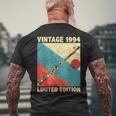 30 Years Old Vintage 1994 Flute Lover 30Th Birthday Men's T-shirt Back Print Gifts for Old Men