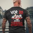 30 Years War Ich Mal Der Fastelste A Zum 30 T-Shirt mit Rückendruck Geschenke für alte Männer