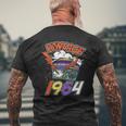 57Th Birthday Vintage Music 1964 Men's T-shirt Back Print Gifts for Old Men