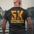 5K Family Run Race Runner Running 5K Men's T-shirt Back Print Gifts for Old Men