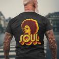 70S Funk Afro Soul Retro Vintage 70S Retro Soul Men's T-shirt Back Print Gifts for Old Men