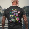 90S Retro Motto 90'S T-Shirt mit Rückendruck Geschenke für alte Männer