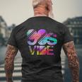 90S Vibe 1990 Nineties Theme Party Costume Retro 90S Men's T-shirt Back Print Gifts for Old Men