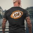 A&W Mens Back Print T-shirt Gifts for Old Men