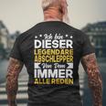 Abschleppdienst Ich Bin Dieser Legendäre Abschlepper T-Shirt mit Rückendruck Geschenke für alte Männer