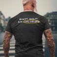 Accept Adjust And Move Forward Men's T-shirt Back Print Gifts for Old Men