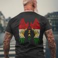 Adler-AZADI Schwarzes Kurzärmliges Herren-T-Kurzärmliges Herren-T-Shirt, Motivdruck Freiheit Geschenke für alte Männer