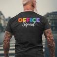 Administrative Professionals Day Office Squad Secretary Men's T-shirt Back Print Gifts for Old Men